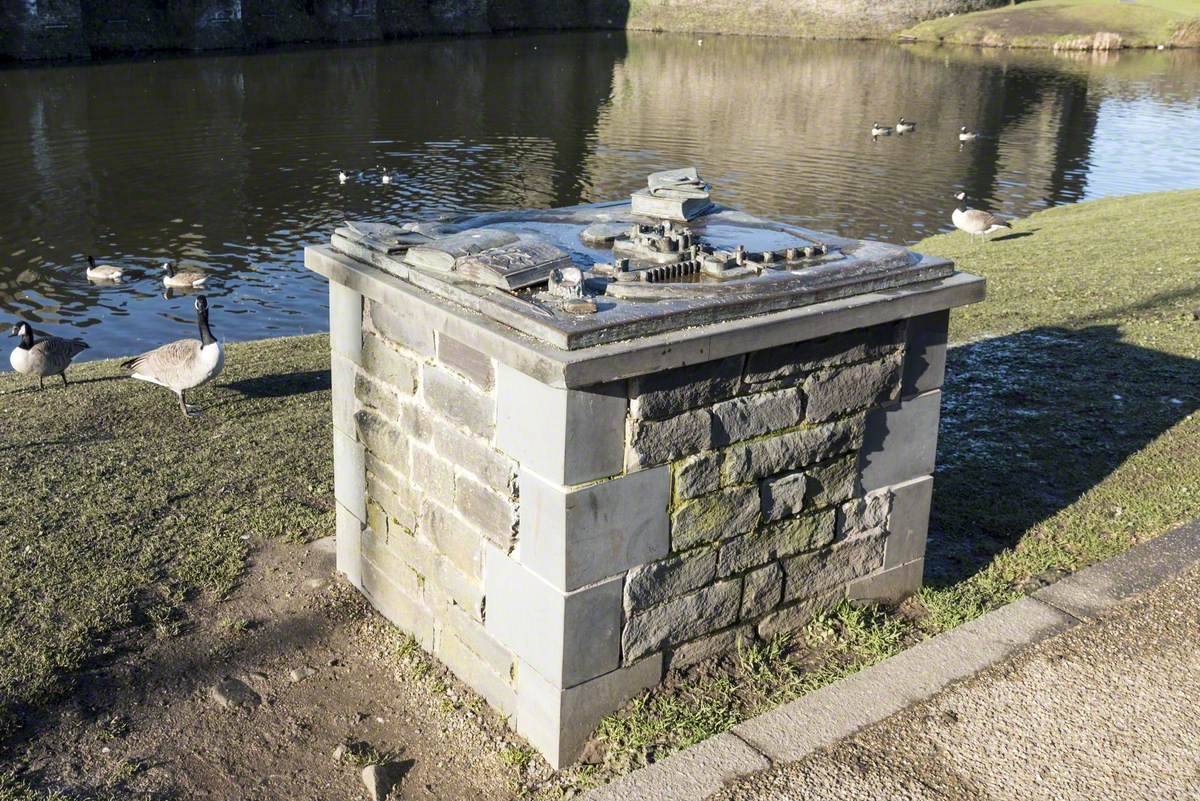 Model of Caerphilly Castle