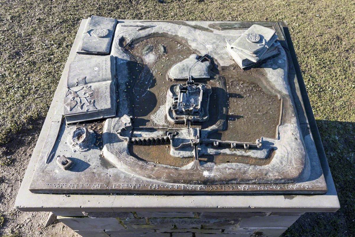 Model of Caerphilly Castle