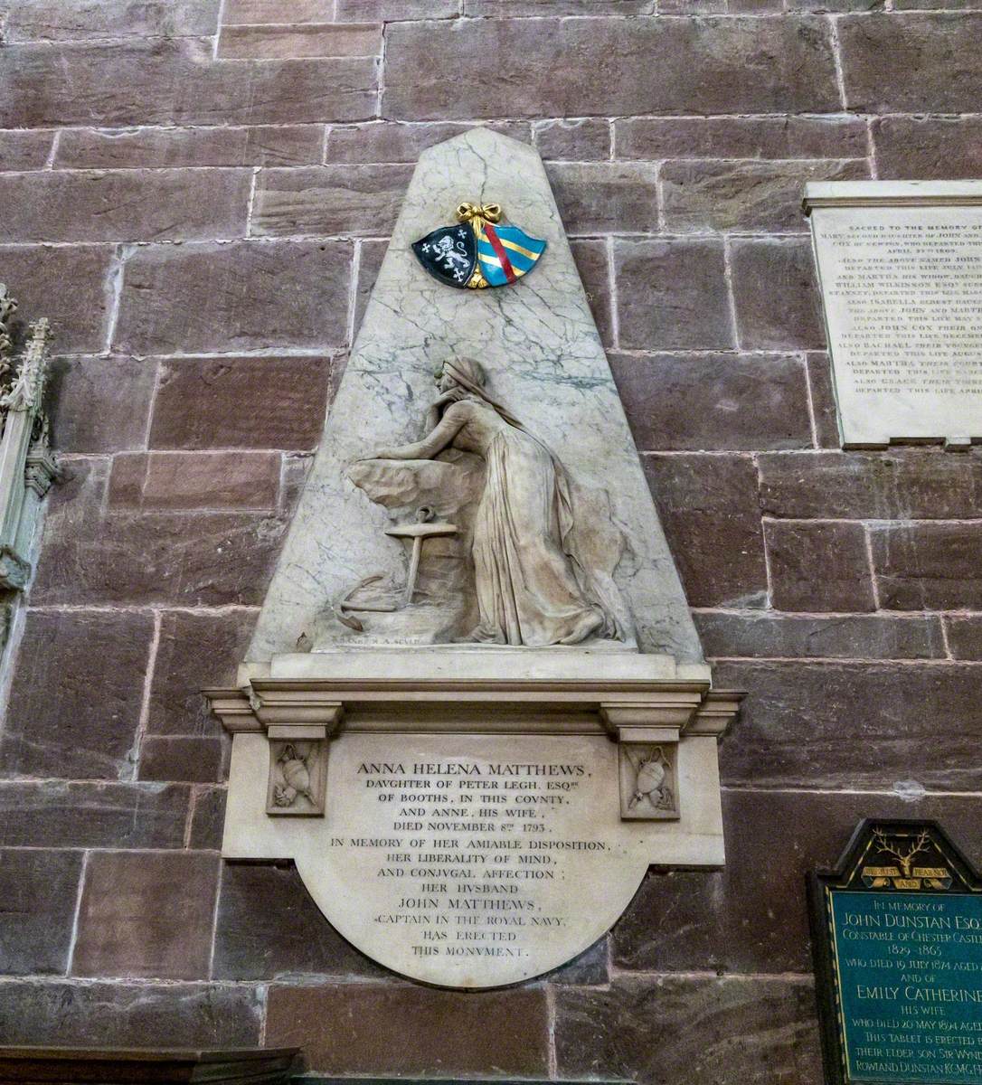 Monument to Anna Helena Legh Matthews (d.1793)