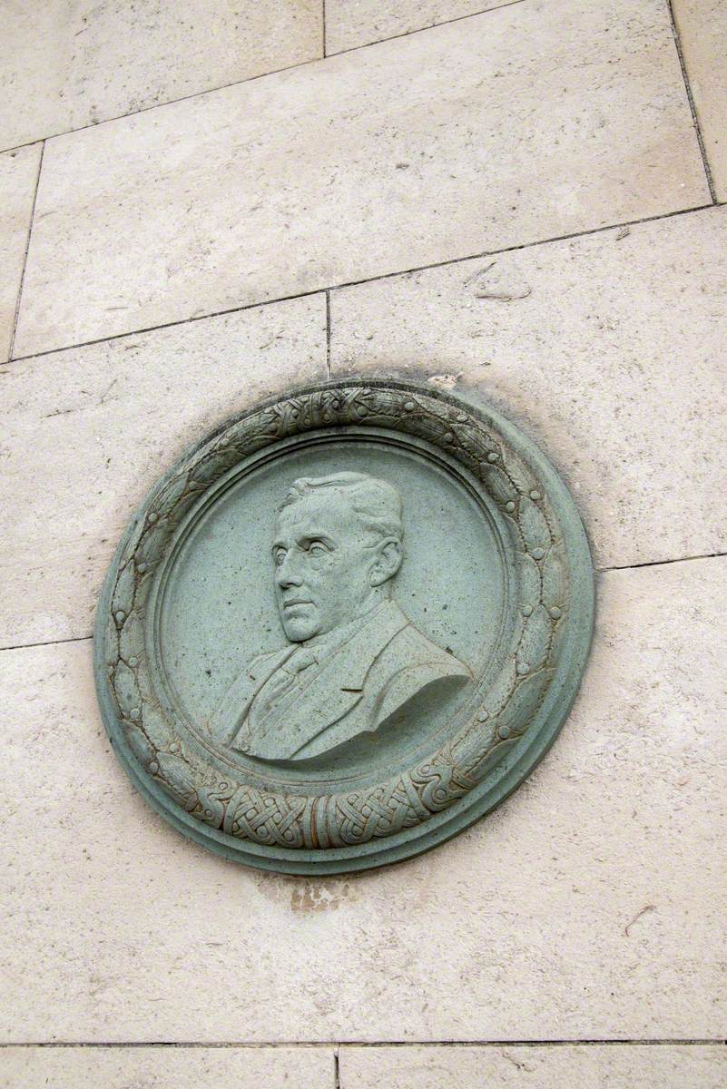 Medallion Relief Bust of Sir Archibald Salvidge