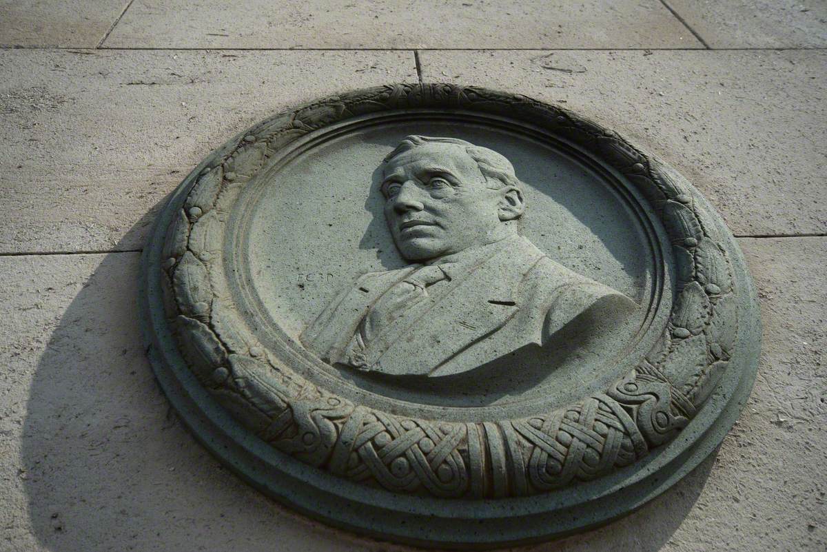 Medallion Relief Bust of Sir Archibald Salvidge