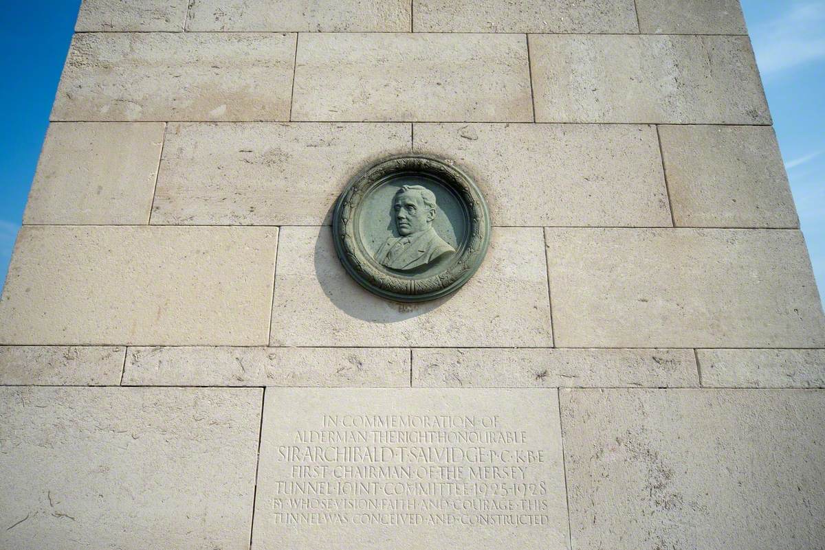 Medallion Relief Bust of Sir Archibald Salvidge