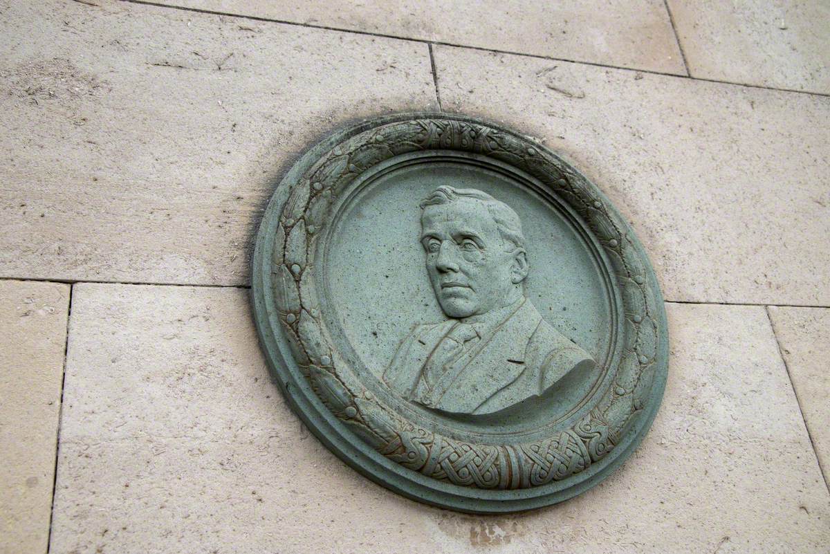 Medallion Relief Bust of Sir Archibald Salvidge