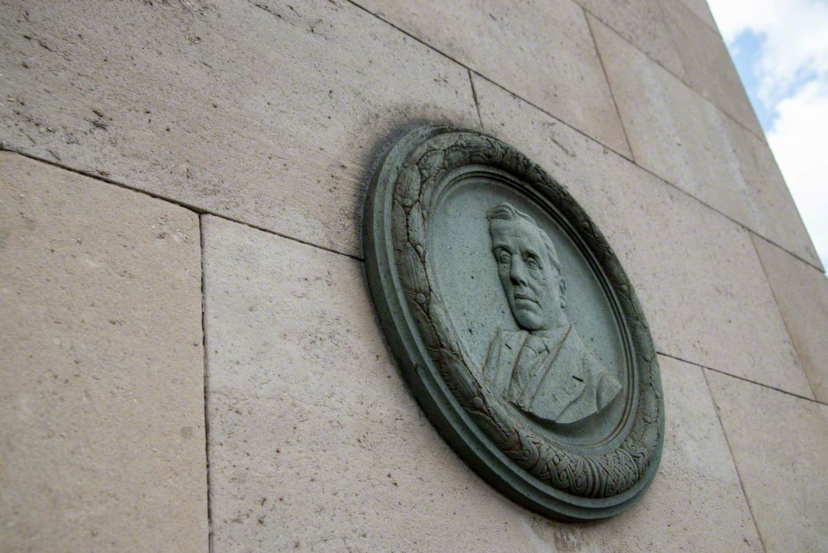 Medallion Relief Bust of Sir Archibald Salvidge