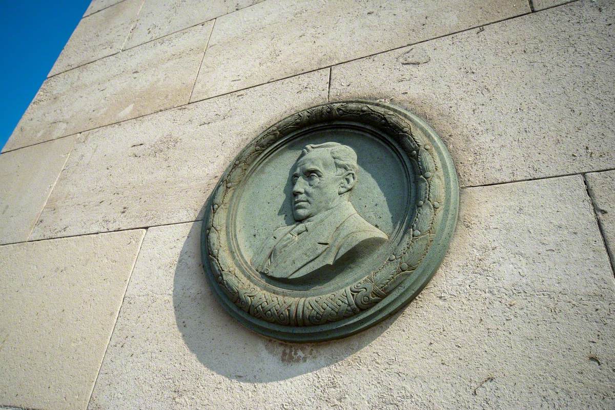 Medallion Relief Bust of Sir Archibald Salvidge