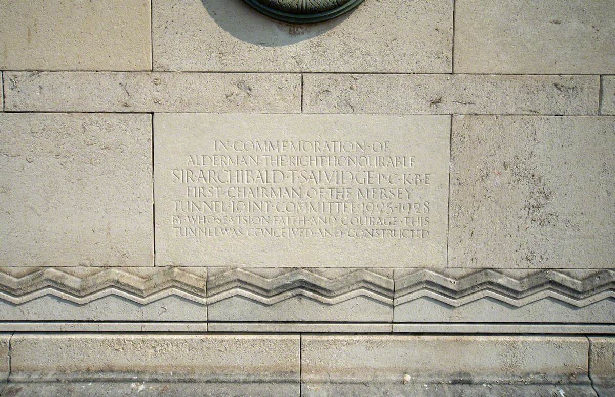 Medallion Relief Bust of Sir Archibald Salvidge