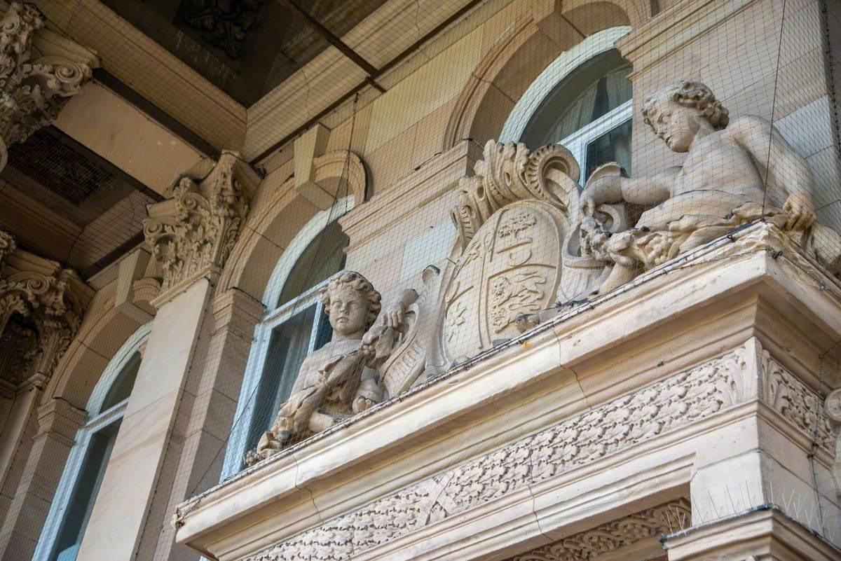 Carved Doorway and Coat of Arms