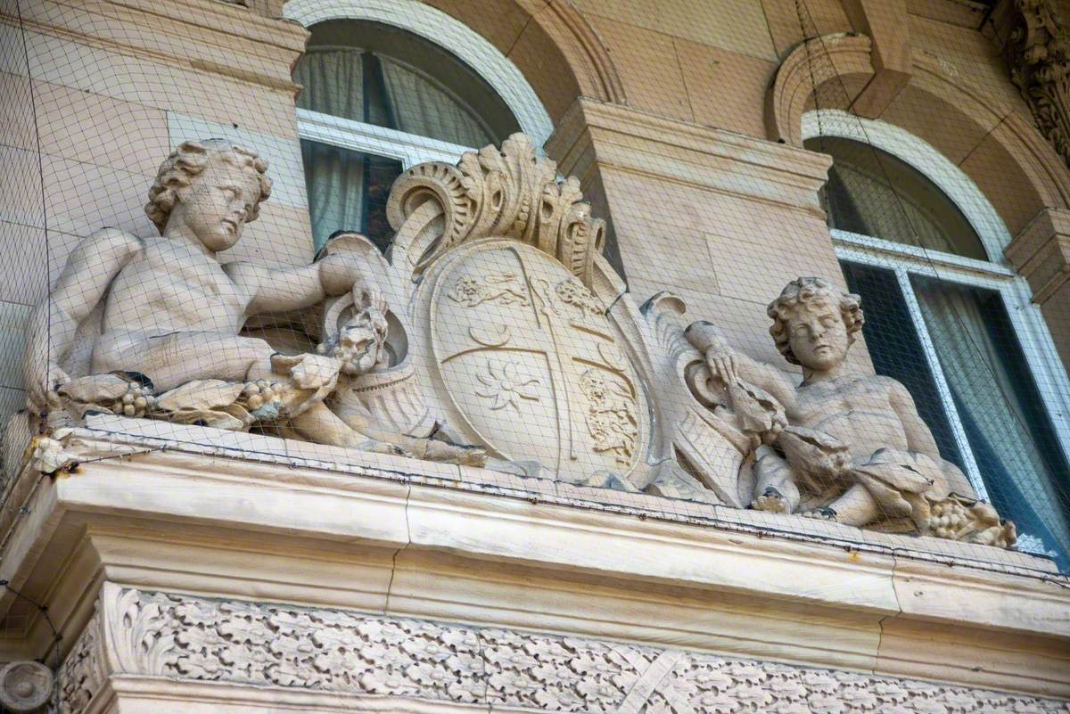 Carved Doorway and Coat of Arms