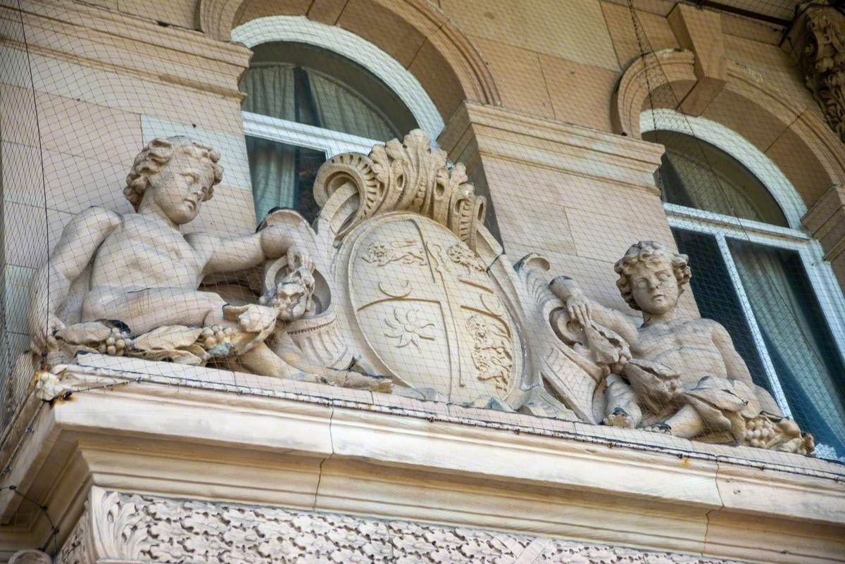 Carved Doorway and Coat of Arms