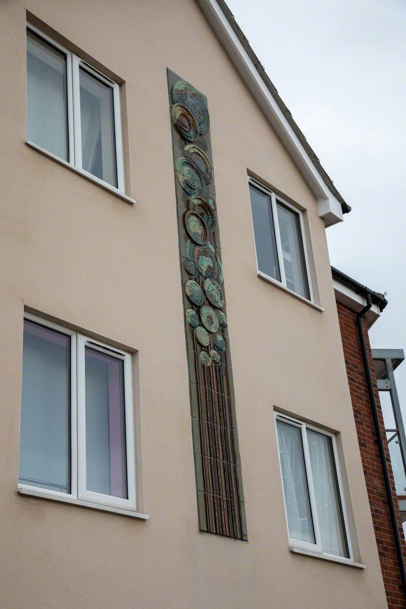 Ceramic Panel on Kings Barn