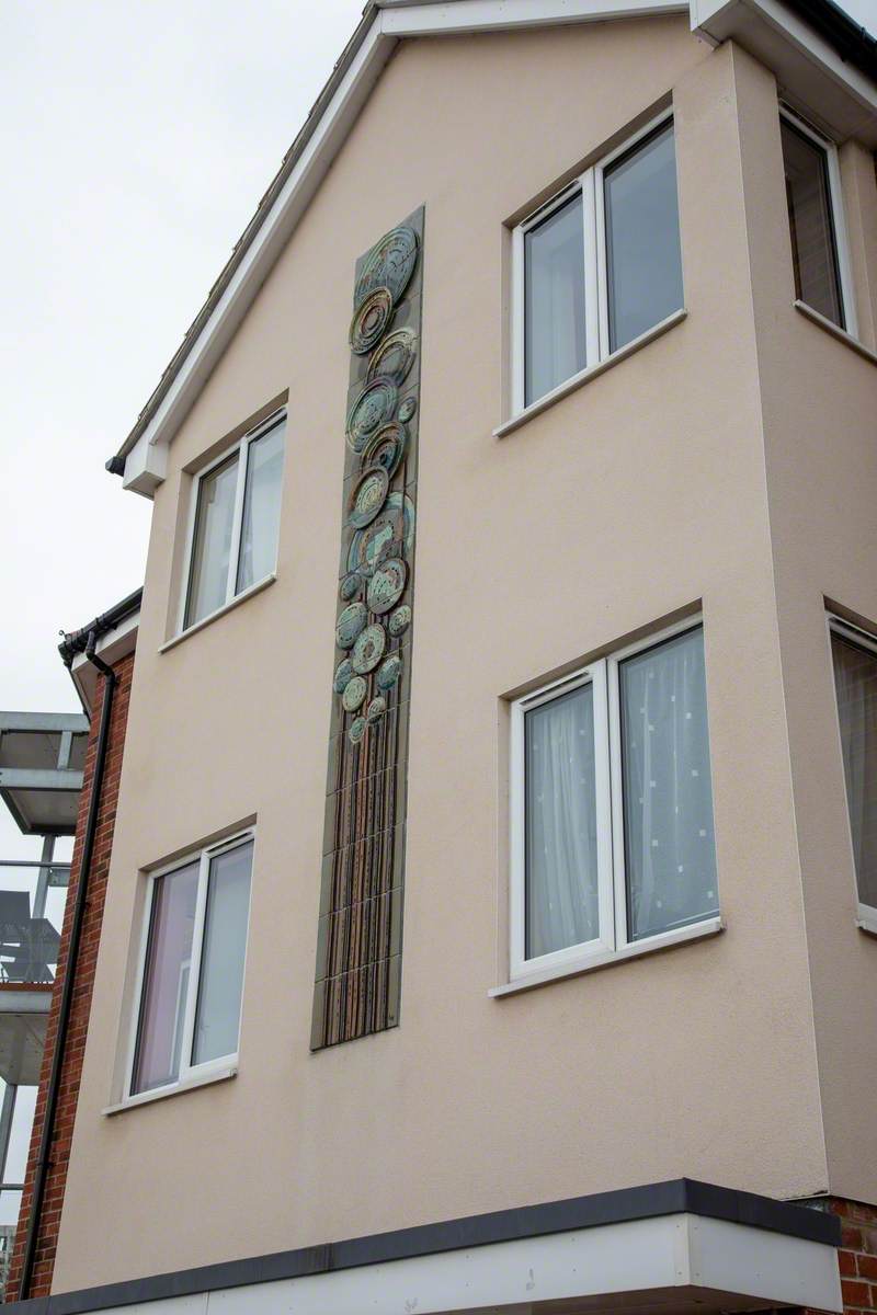 Ceramic Panel on Kings Barn