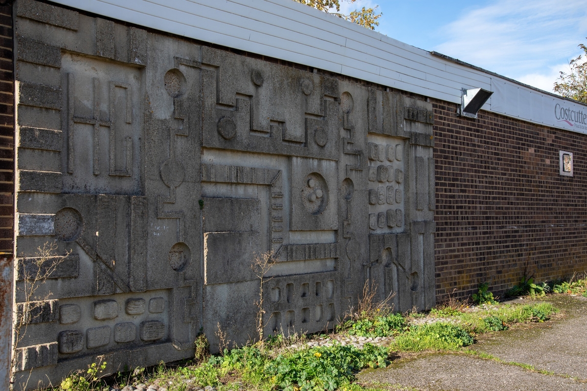 Concrete Relief Mural