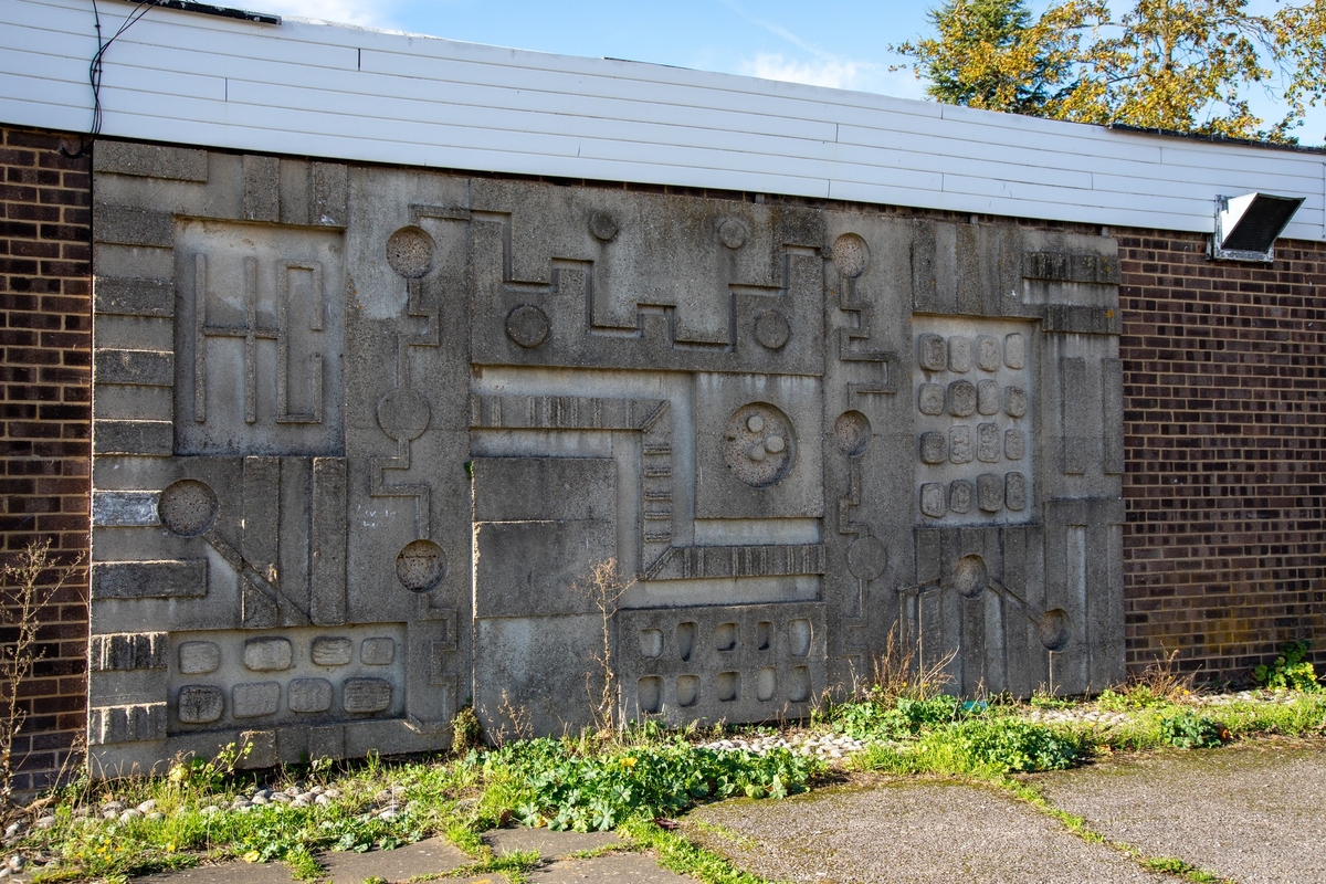 Concrete Relief Mural