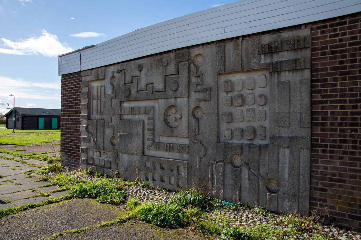 Concrete Relief Mural