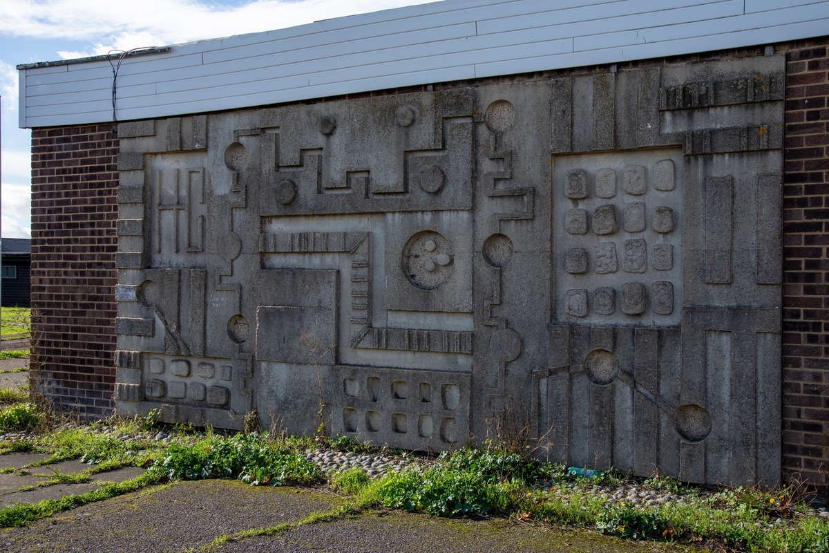 Concrete Relief Mural