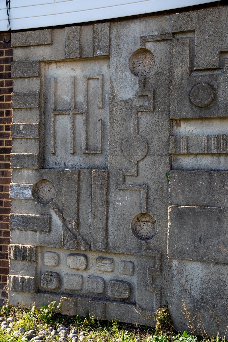 Concrete Relief Mural