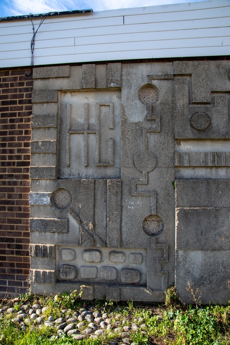 Concrete Relief Mural