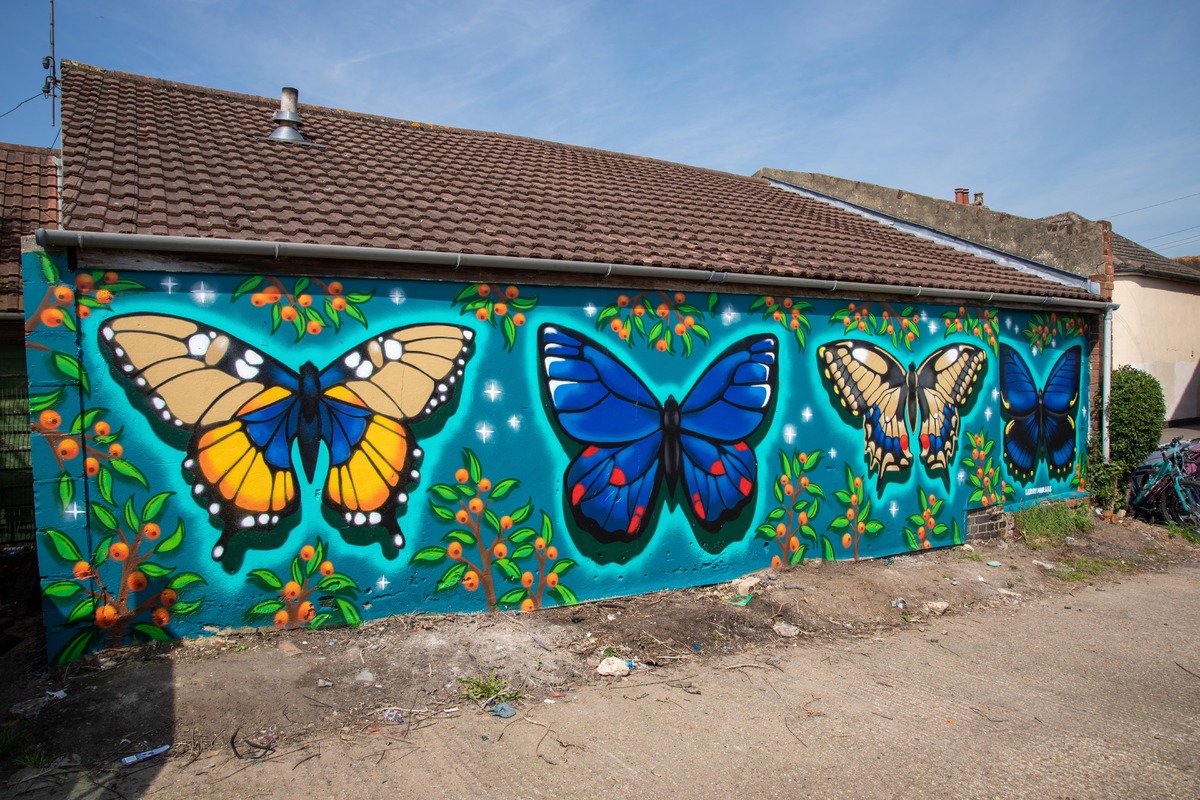 Butterfly Mural