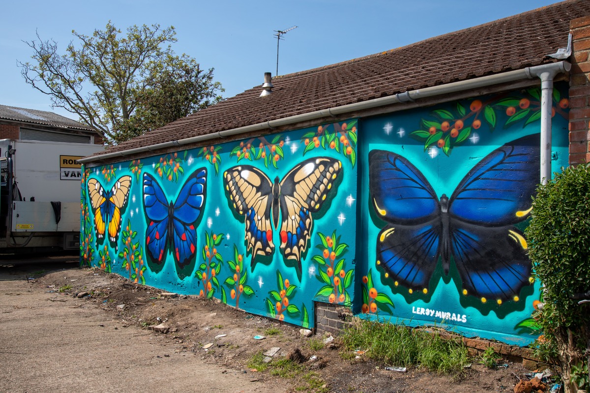 Butterfly Mural