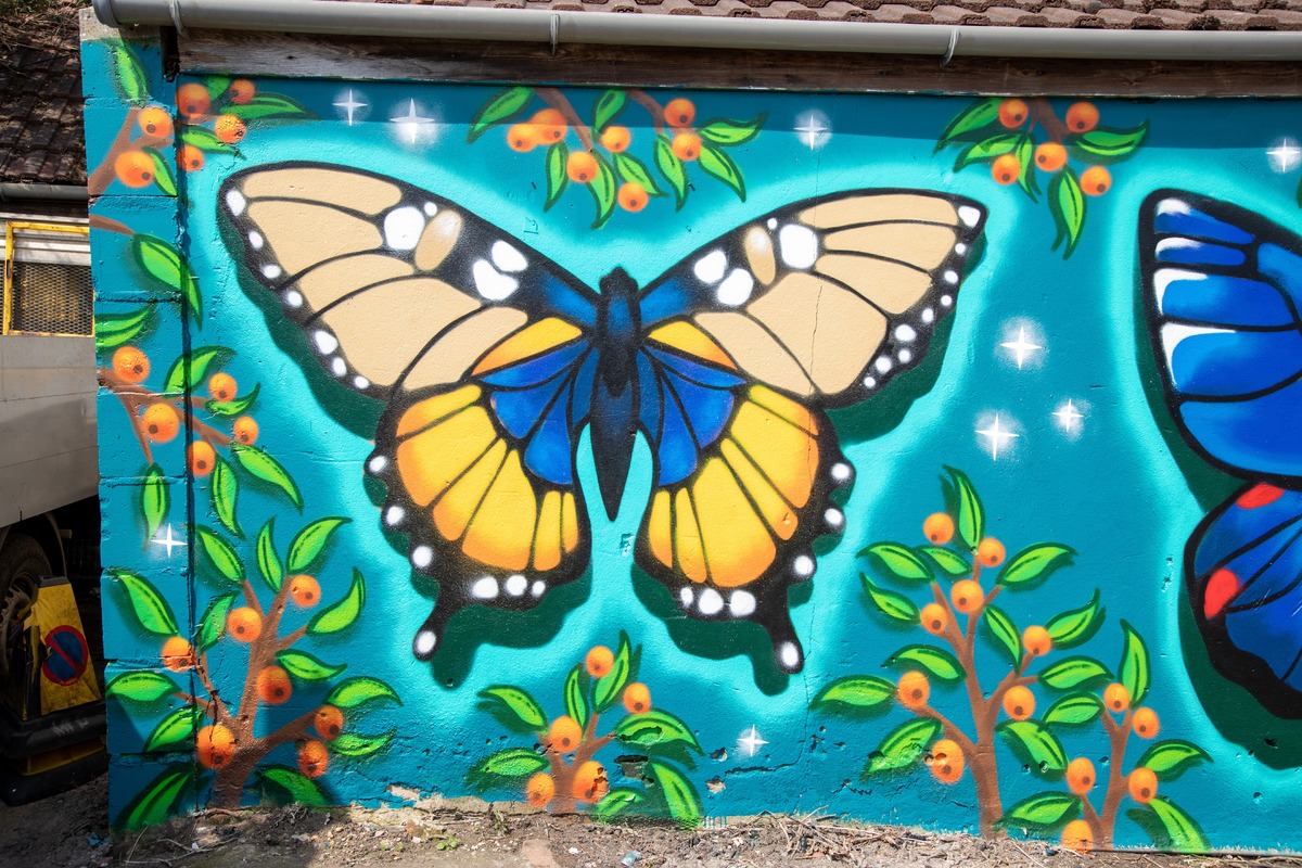 Butterfly Mural