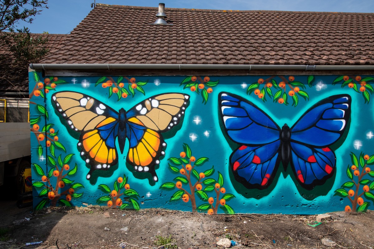 Butterfly Mural