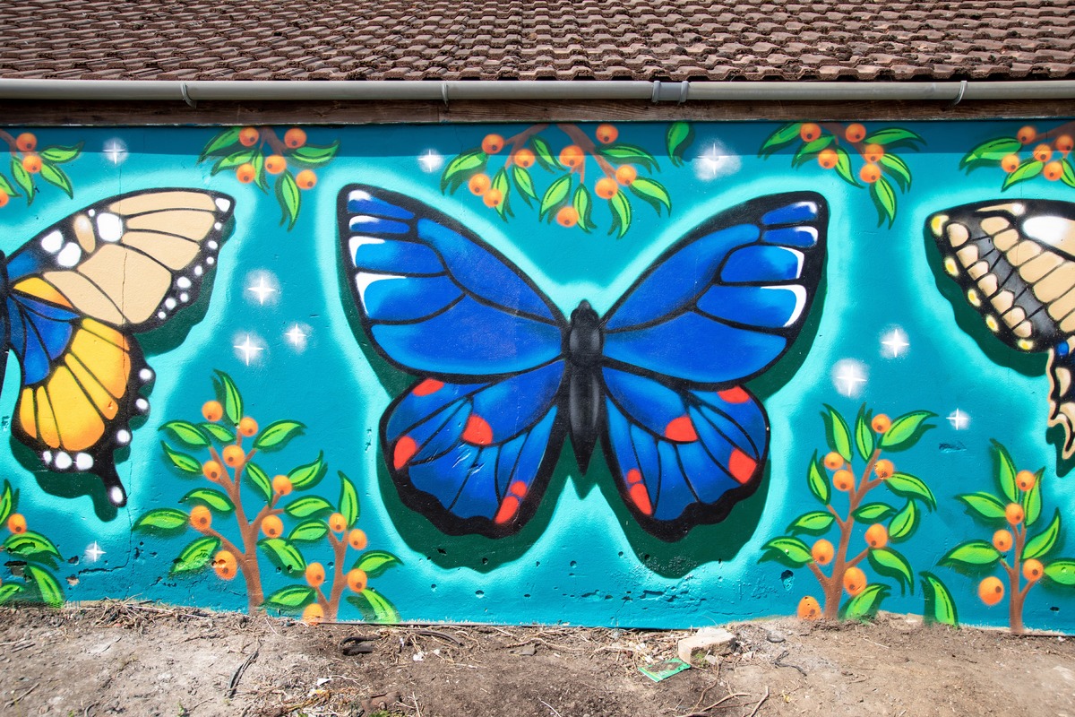 Butterfly Mural