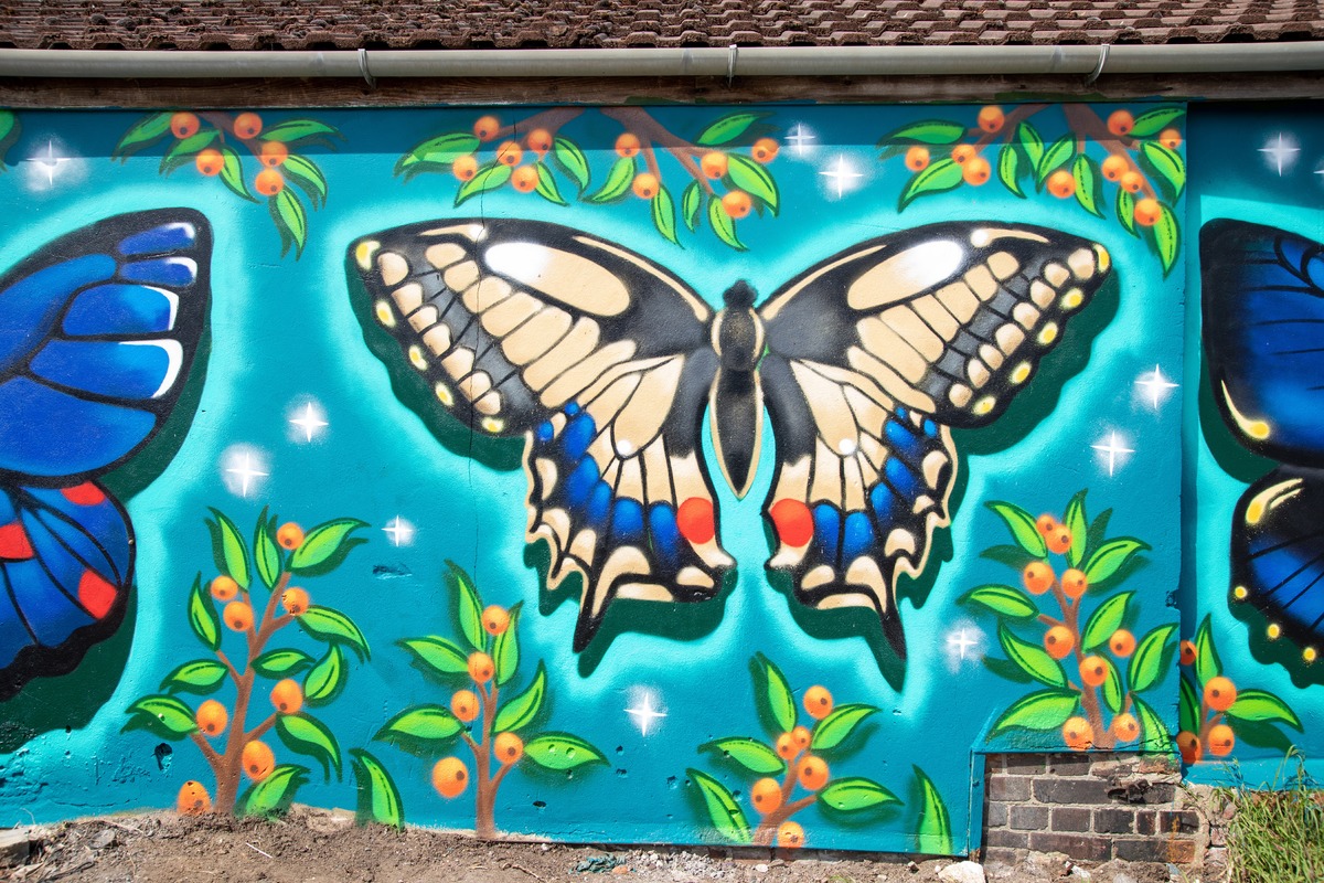 Butterfly Mural