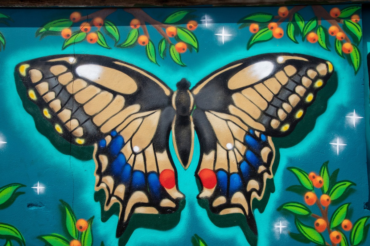 Butterfly Mural