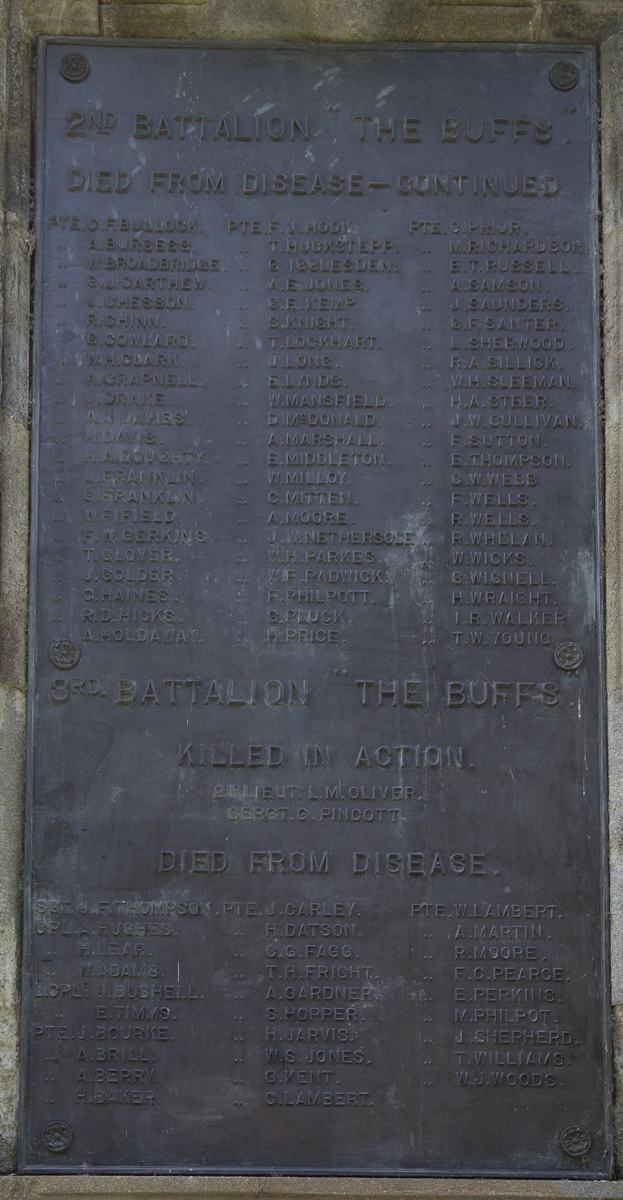 Buffs and Royal East Kent Imperial Yeomanry Boer War Memorial