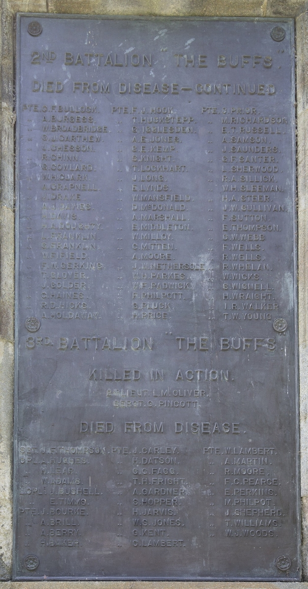 Buffs and Royal East Kent Imperial Yeomanry Boer War Memorial