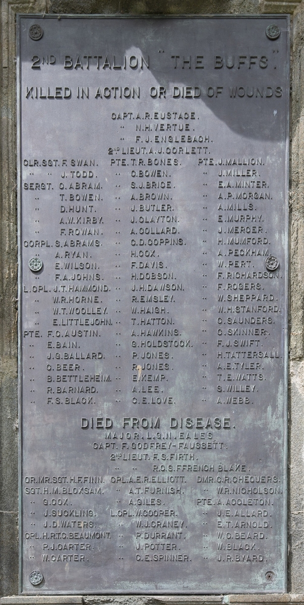 Buffs and Royal East Kent Imperial Yeomanry Boer War Memorial