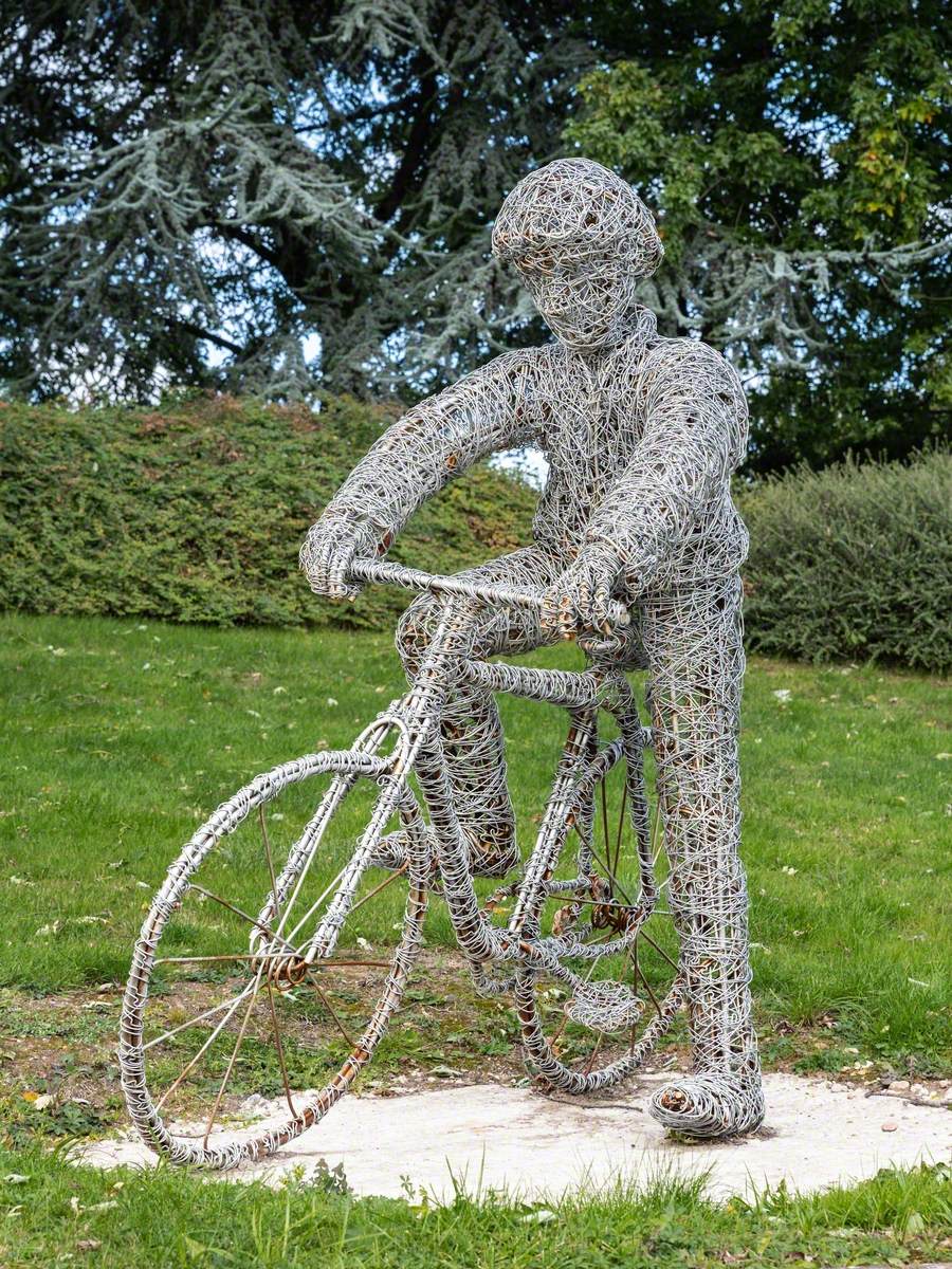 Man on a Bicycle