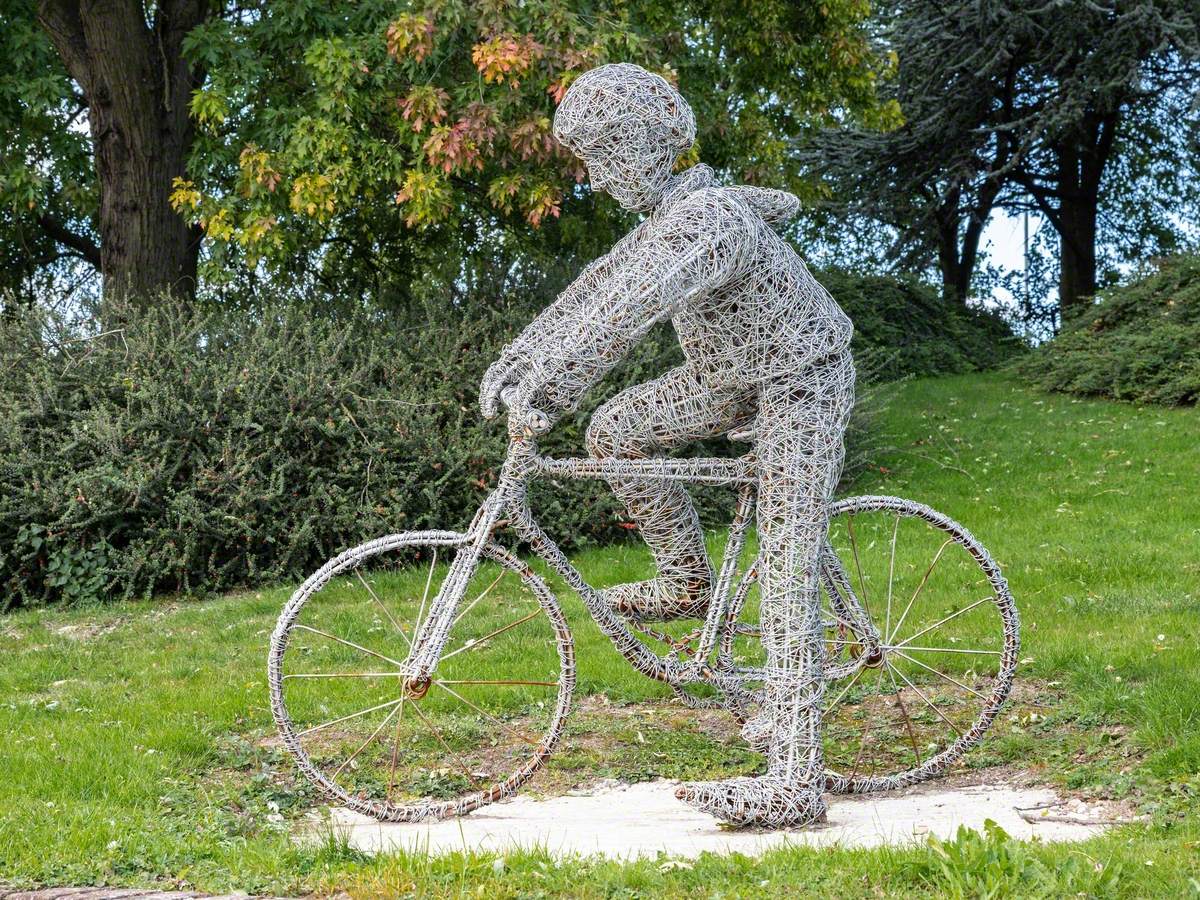 Man on a Bicycle
