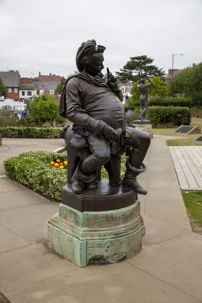 Gower Memorial (Falstaff, Hamlet, Lady Macbeth, Prince Hal)