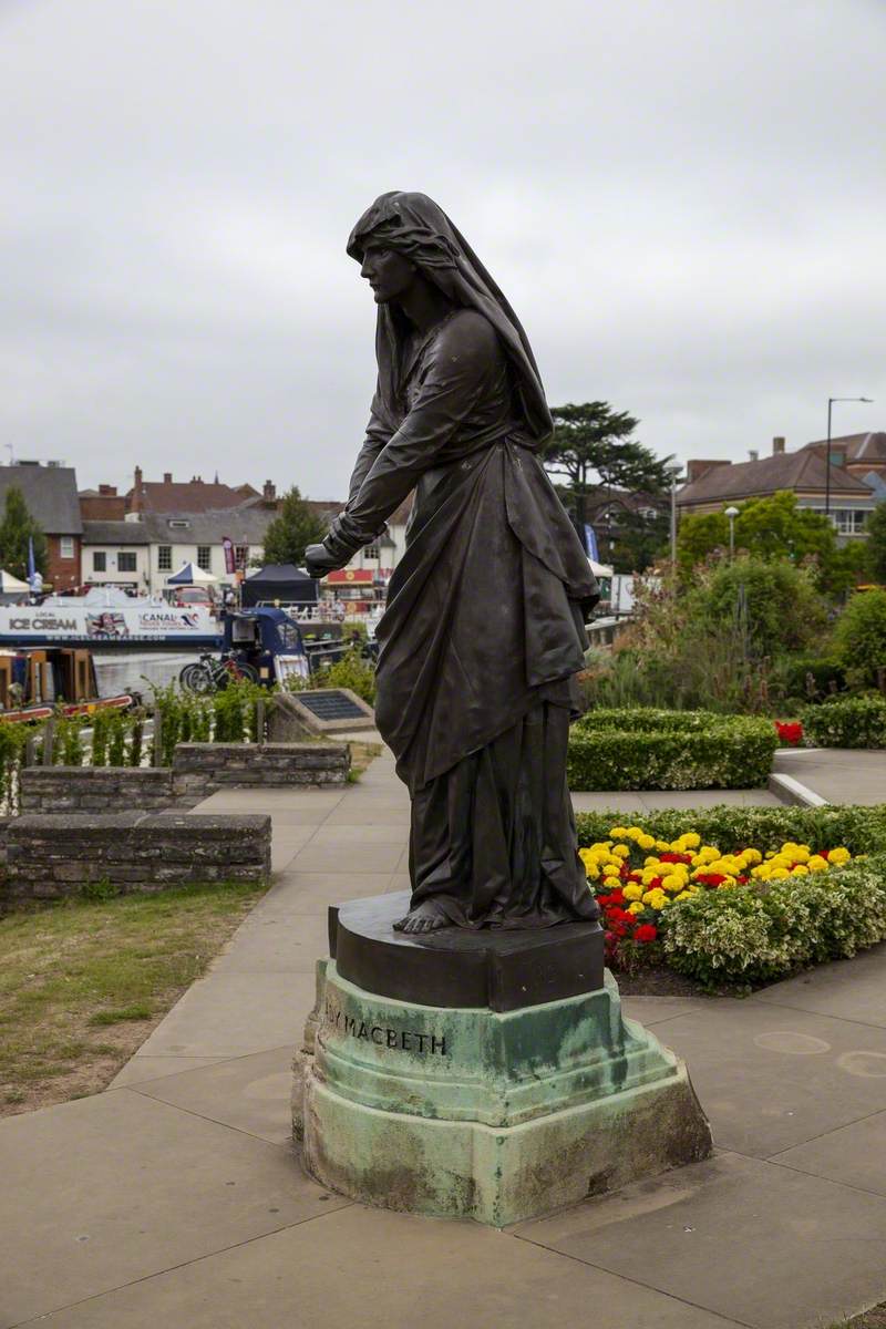 Gower Memorial (Falstaff, Hamlet, Lady Macbeth, Prince Hal)