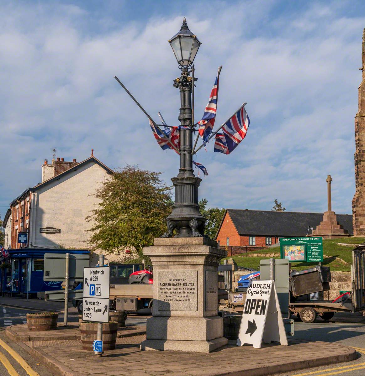 Memorial Lampstand to Richard Baker Bellyse