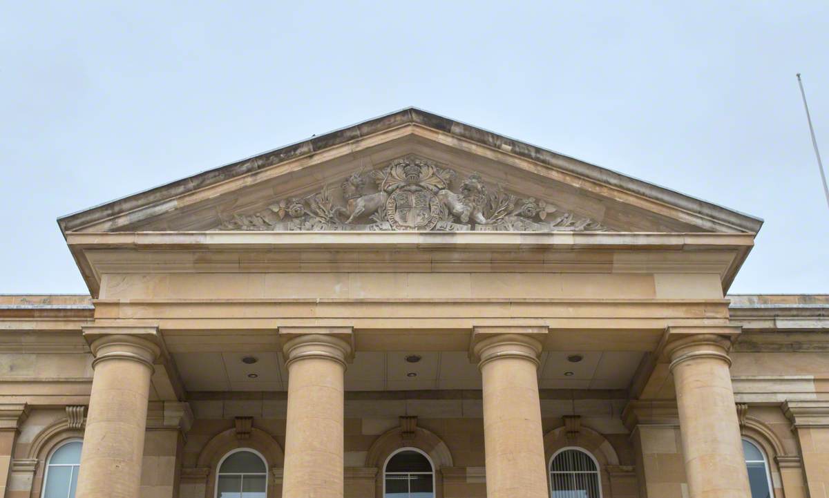 Carved Pediment