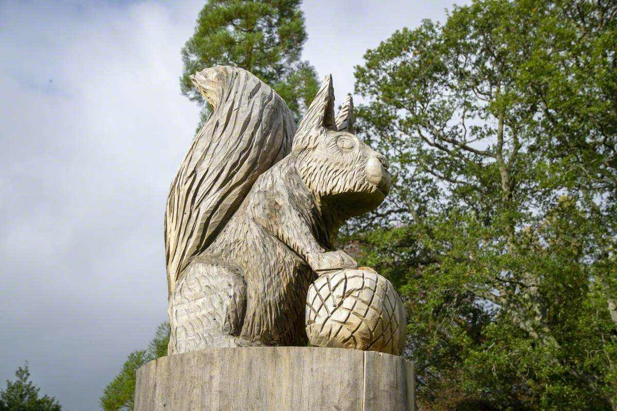 Squirrel Tree Sculpture