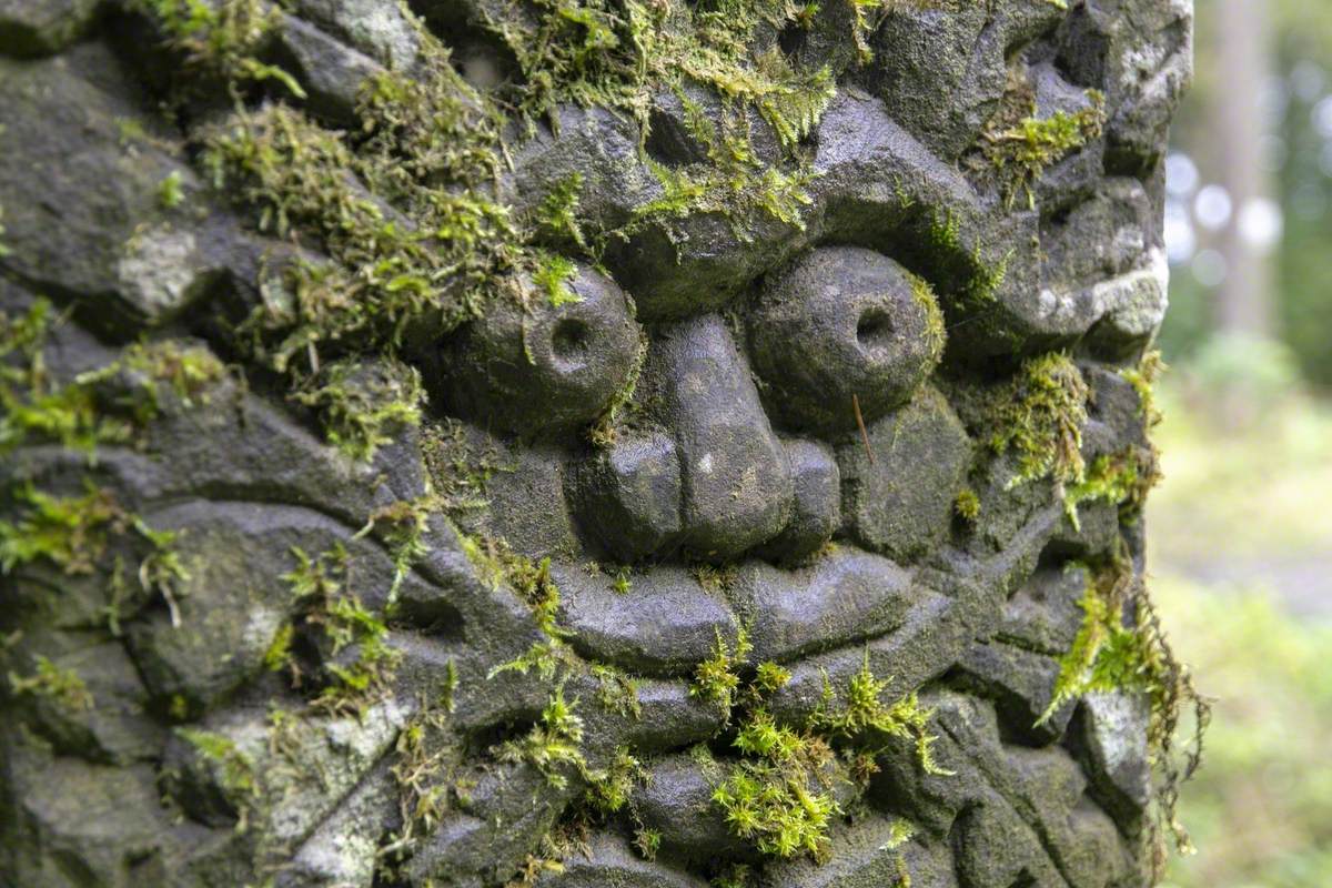 Green Man Face