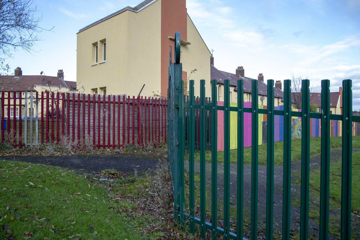 Rainbow House Fence and Gates