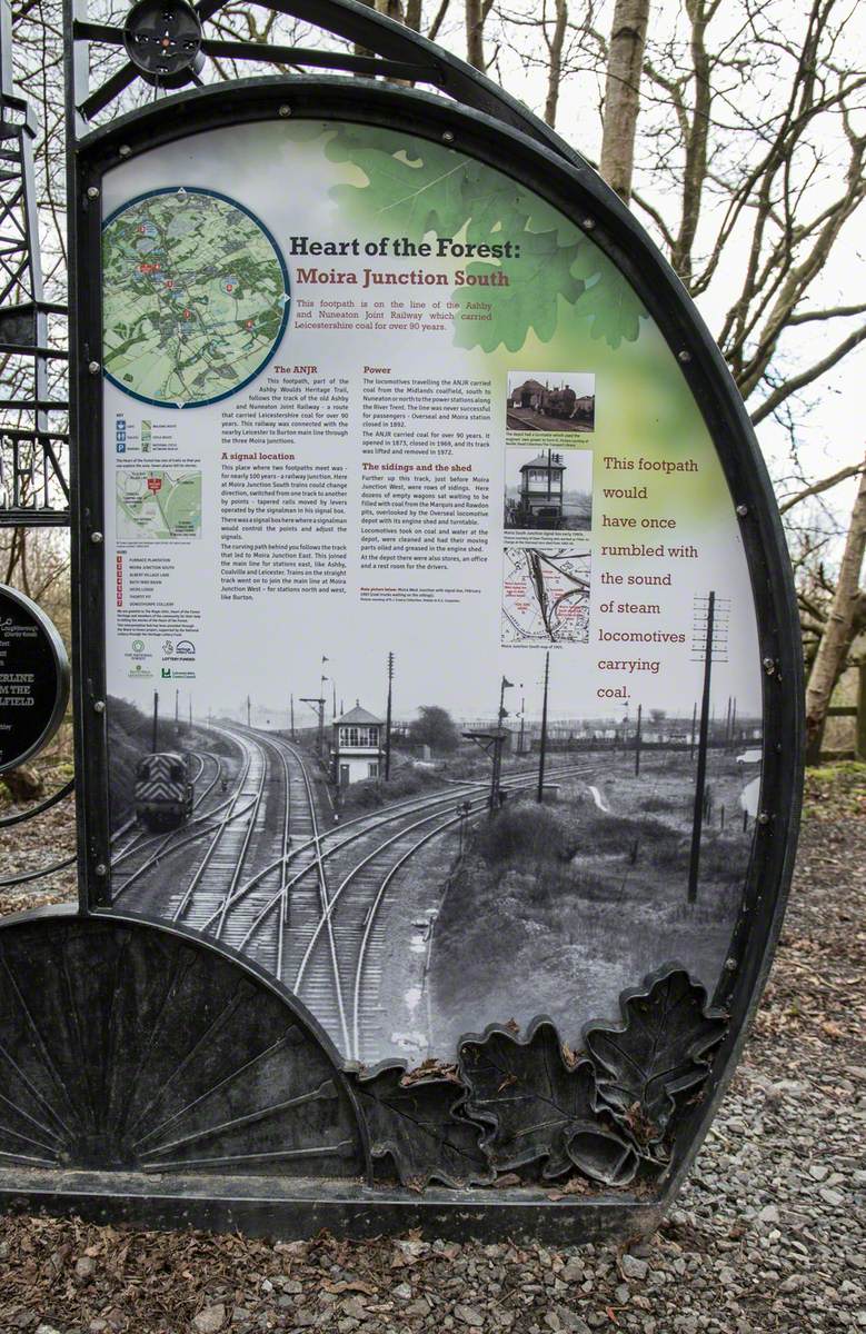 Moira Junction South 'Heart of the Forest' Hub Panel