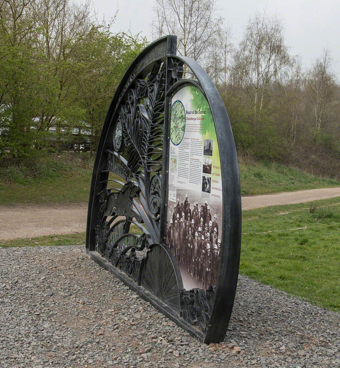 Donisthorpe Colliery 'Heart of the Forest' Hub Panel