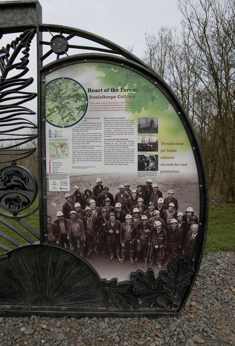 Donisthorpe Colliery 'Heart of the Forest' Hub Panel