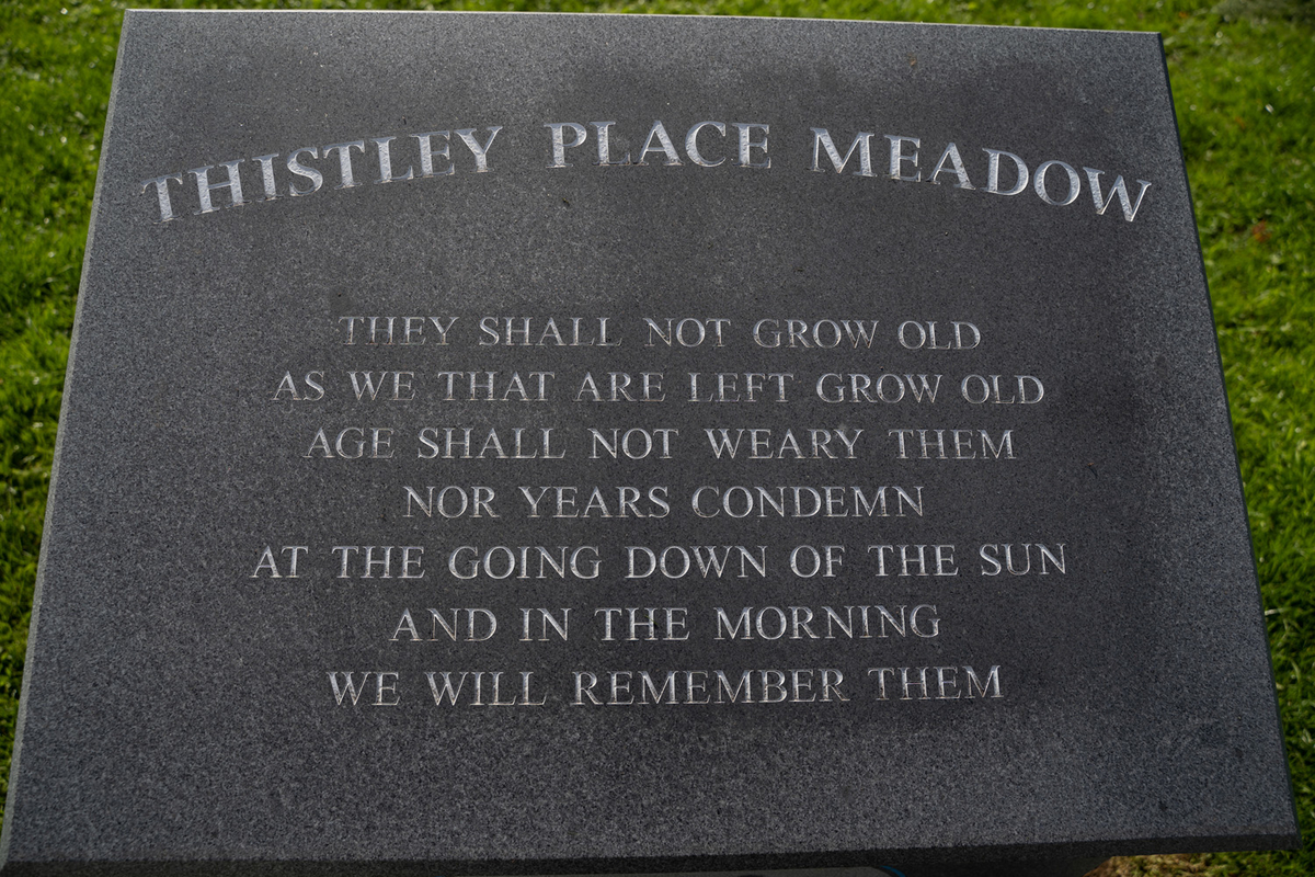 Thistley Meadow Memorial of Remembrance