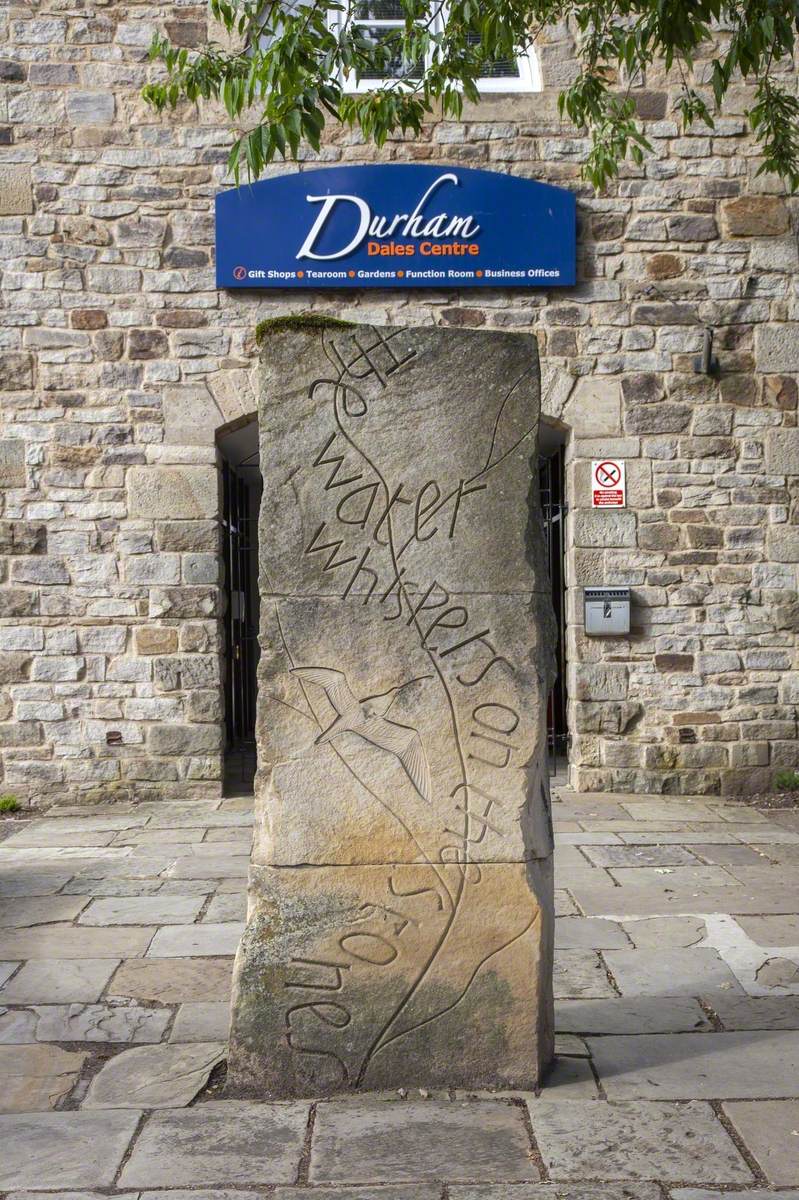 Carved Relief of Curlew and Hares