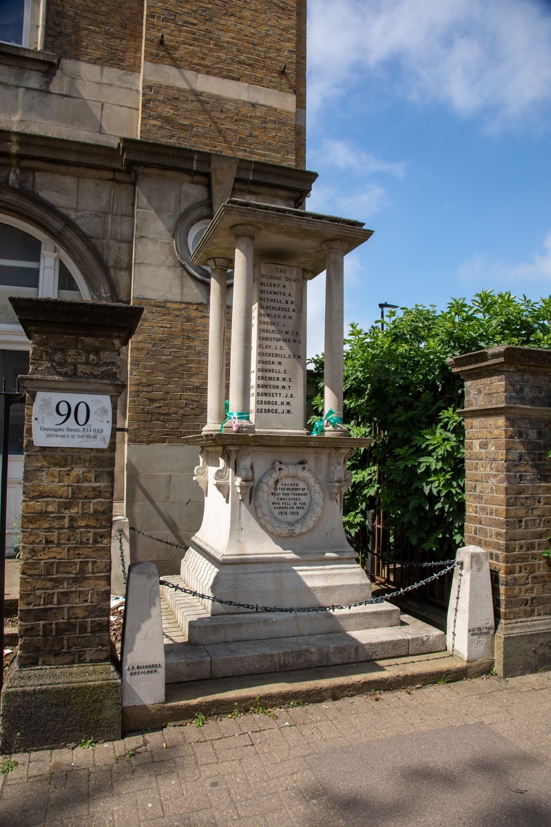 West Ham Corporation Tramways War Memorial