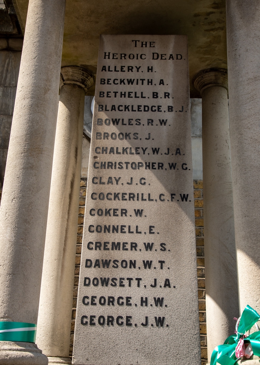 West Ham Corporation Tramways War Memorial