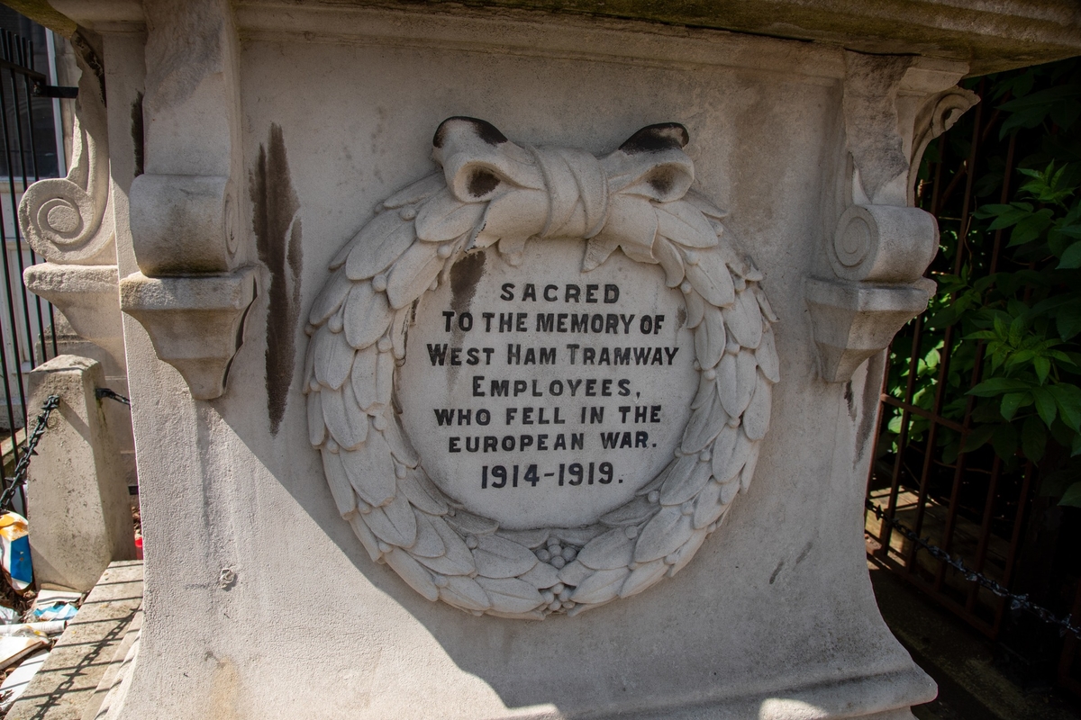 West Ham Corporation Tramways War Memorial