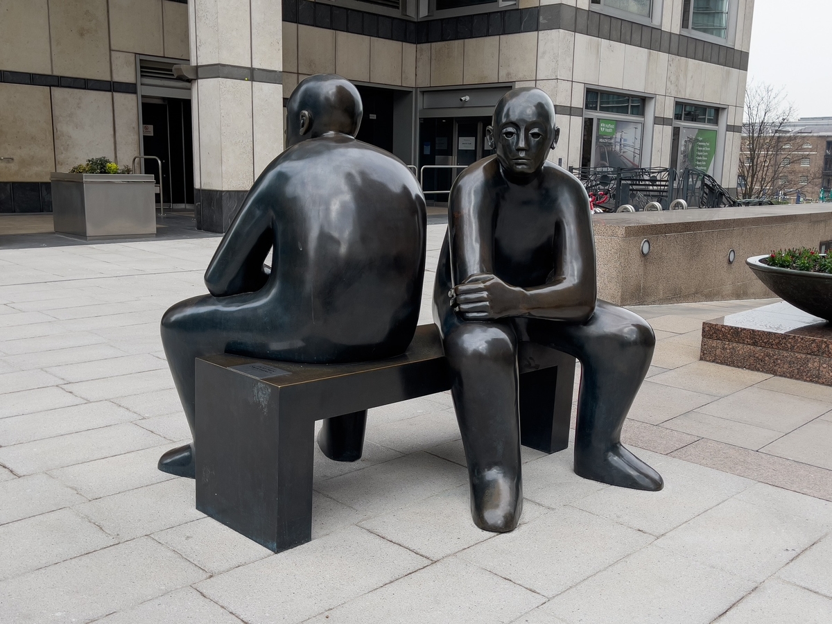 Two Men on a Bench