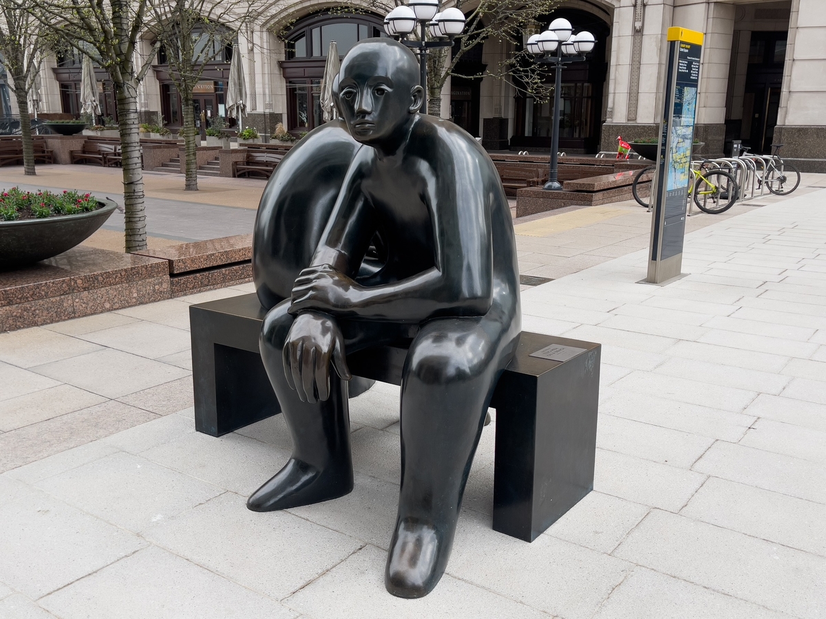 Two Men on a Bench